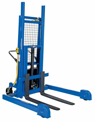 Vestil LL-PMPS-72-AIR pallet stacker shown from an alternate angle