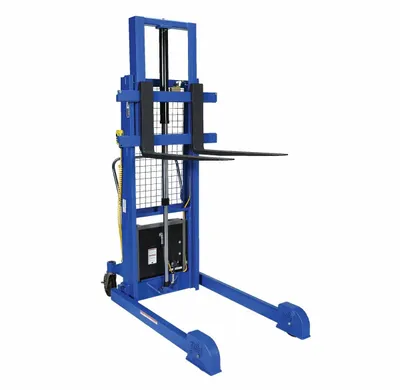 Vestil LL-PMPS-72-DC pallet stacker shown from an alternate angle
