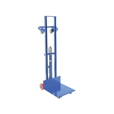 Vestil LLH-202053-FW Steel Lite Load Lift With Foot Pump and Fixed Wheels Platform