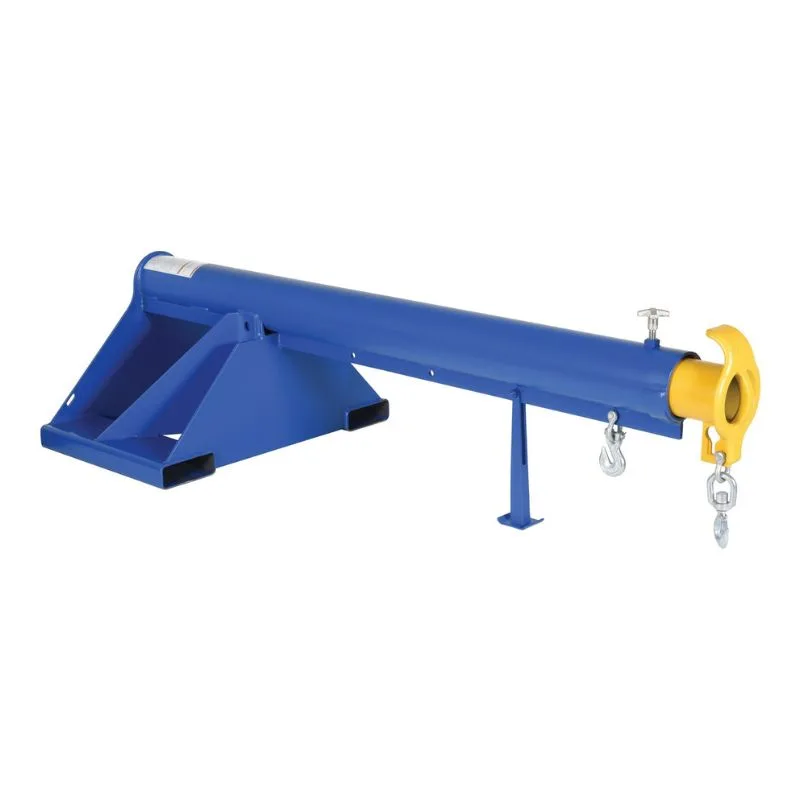 Vestil LM-1T-3-24 Steel Telescoping Lift Boom 24 In. Fork Pocket Center 3000 Lb. Capacity