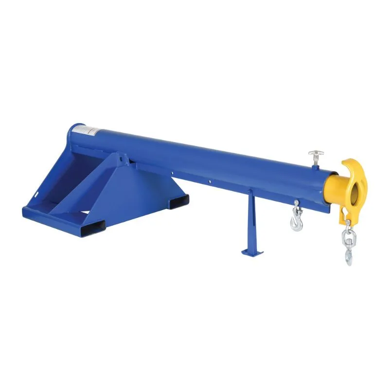 Vestil LM-1T-4-24 Steel Telescoping Lift Boom 24 In. Fork Pocket Center 4000 Lb. Capacity
