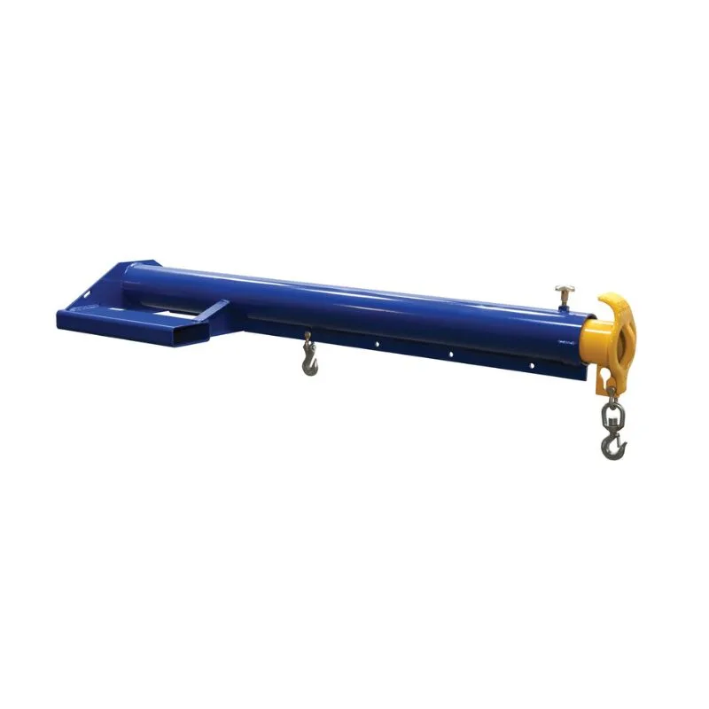 Vestil LM-EBT-4-24 Steel Economy Telescoping Lift Boom 24 In. Fork Pocket Center 4000 Lb. Capacity