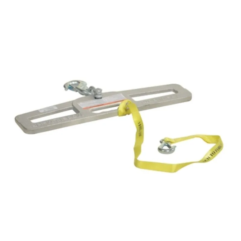 Vestil LM-HP4-S Steel Fork Truck Hook Plate Swivel