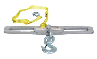 Vestil LM-HP6-S forklift attachment shown from an alternate angle