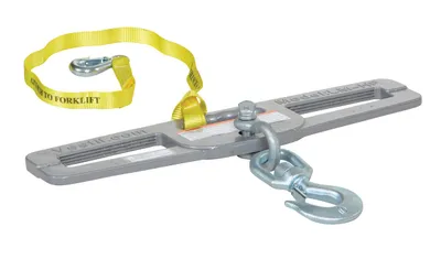 Vestil LM-HP6-S forklift attachment shown from an alternate angle
