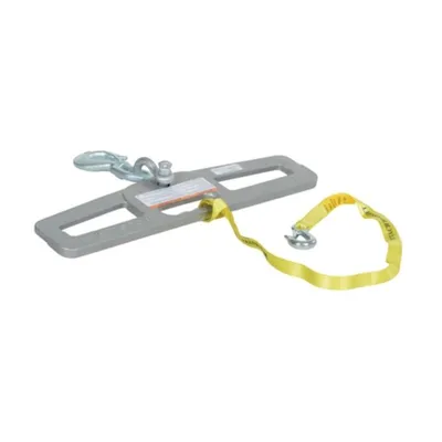 Vestil LM-HP6-S Steel Fork Truck Hook Plate Swivel