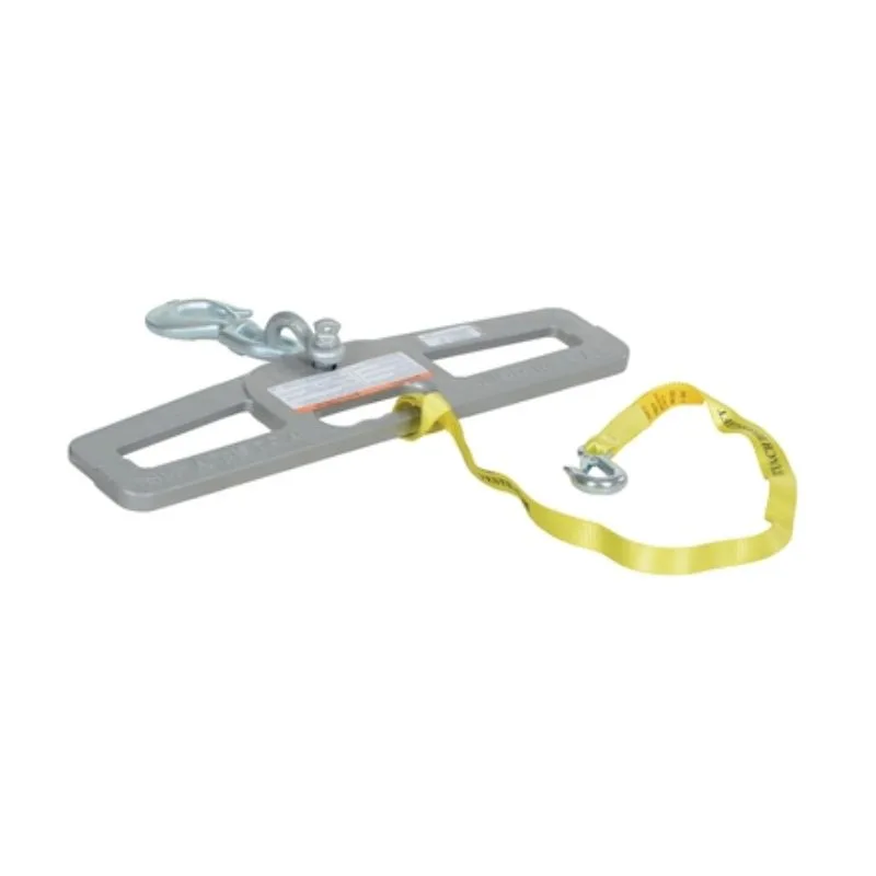 Vestil LM-HP6-S Steel Fork Truck Hook Plate Swivel