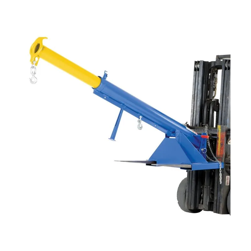 Vestil LM-OBT-3-24 Steel Orbit Telescoping Lift Boom 24 In. Fork Pocket Center 3000 Lb. Capacity