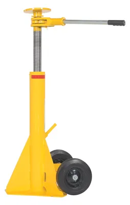Vestil LO-J-100 trailer jack shown from an alternate angle