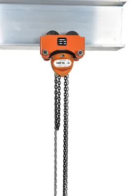 Vestil LOW-2G manual hoist shown from an alternate angle