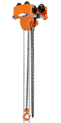 Vestil LOW-2P manual hoist shown from an alternate angle
