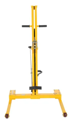 Vestil LPDT drum handling equipment shown from an alternate angle
