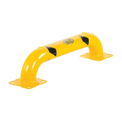 Vestil LPRO-36-9-4 Steel Low Profile Rack Guard Bollard