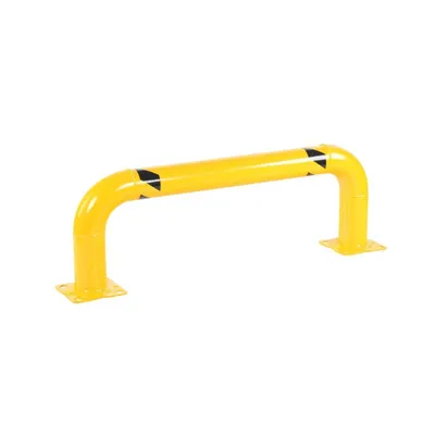 Vestil LPRO-48-16-4 Steel Low Profile Rack Guard Bollard