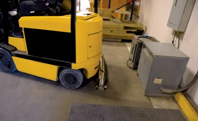 Vestil LPRO-SS-48-9-4 warehouse equipment shown from an alternate angle