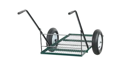 Vestil LSC-2448-TC Steel Landscape Cart with Low Profile Tilt