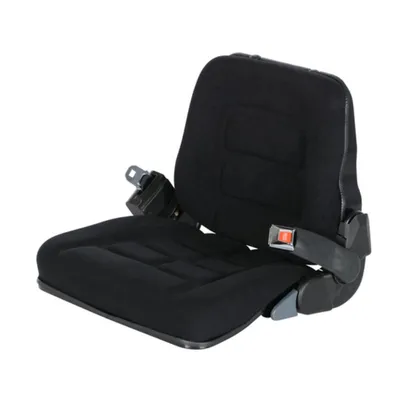 Vestil LTSD-C Cloth Deluxe Fork Truck Seat with Seat Belt