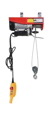 Vestil MINI-7 hoists and crane shown from an alternate angle