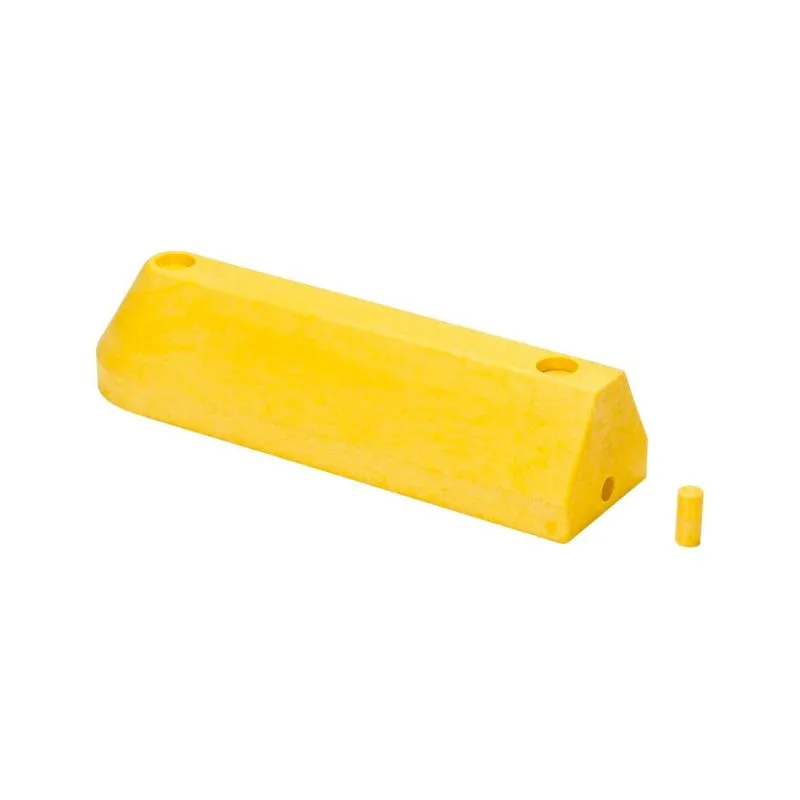 Vestil MPG-E Recycled Plastic End Section Modular Guard Curb