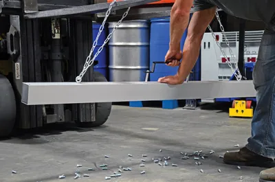 Vestil MS-72 magnetic sweepers​ shown from an alternate angle