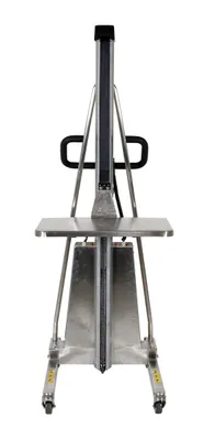 Vestil MWP-330-DC-SS hand truck shown from an alternate angle