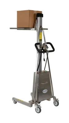 Vestil MWP-330-DC-SS hand truck shown from an alternate angle