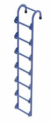Vestil NTAL-7 tank ladder shown from an alternate angle