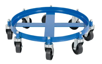 Vestil OCTO-55-CI Steel Oct Drum Dolly