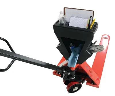 Vestil P-CADDY-BK Recycled Plastic Pallet Jack Caddy 4