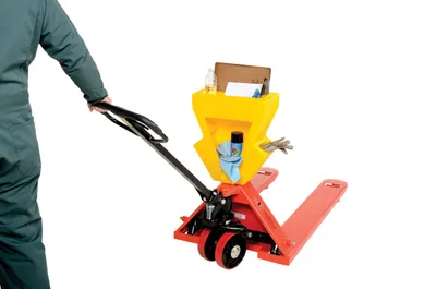 Vestil P-CADDY Yellow Virgin LDPE Pallet Jack Caddy 6
