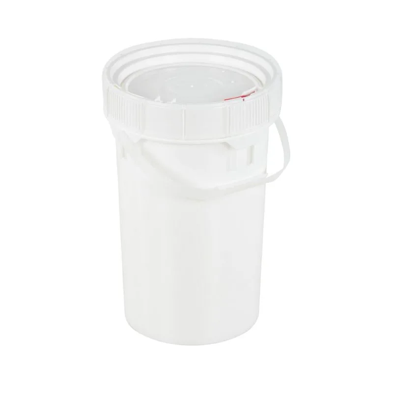 Vestil PAIL-SCR-65-W High Density Polyethylene Screw Top Pail and Lid 6-15 Gallon