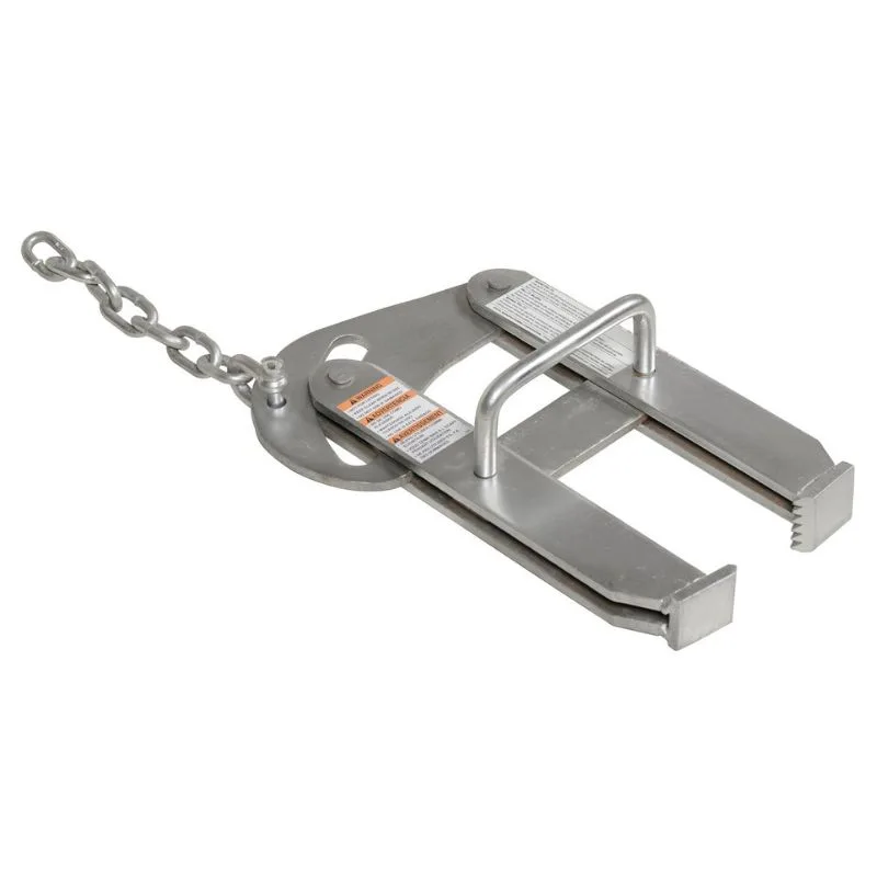 Vestil PAL-14 Steel Cam Action Pallet Puller 3 In. Jaw Opening 5000 Lb. Pulling Capacity Silver