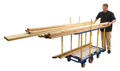 Vestil PANEL-H utility cart shown from an alternate angle