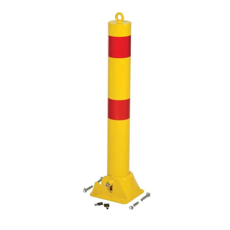 Vestil PARK-P-108-FD Steel Fold Down Bollard