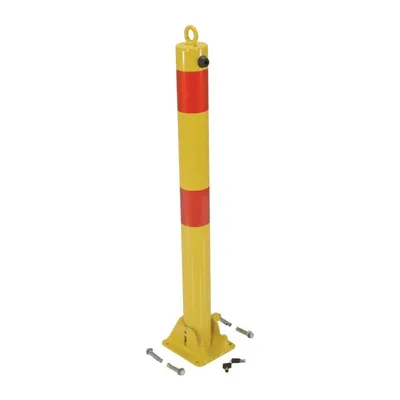 Vestil PARK-P-76-FD Steel Fold Down Bollard