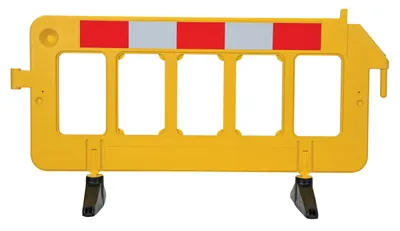 Vestil PBAR-72-Y crowd control shown from an alternate angle
