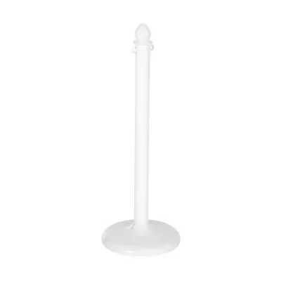 Vestil PCB-W-F Plastic Barricade Floor Mounts 4 Pack