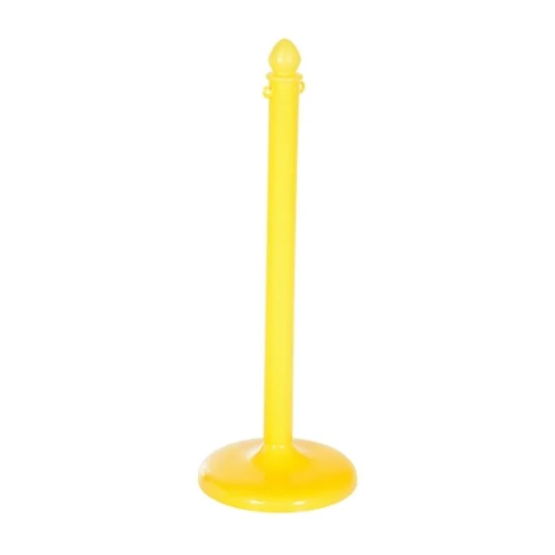 Vestil PCB-Y-F Plastic Barricade Floor Mounts 4 Pack