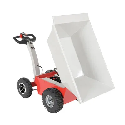 Vestil PDC-1000-33 Steel Powered Dump Cart 1000 Lb. Capacity