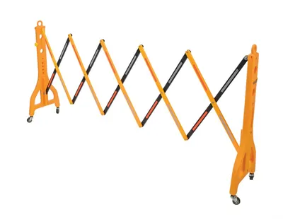 Vestil PEXGATE-30-C Plastic Expand-A-Gate with Casters 1