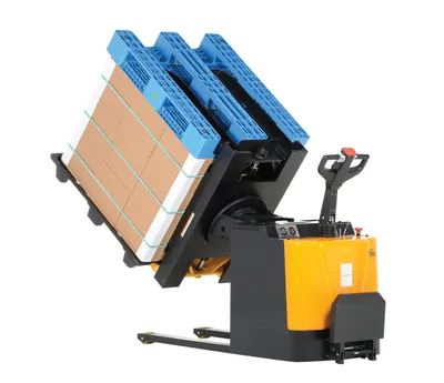 Vestil PI-P-3000-3254 portable pallet inverter shown from an alternate angle