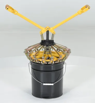 Vestil PLC-5 buckets and pail shown from an alternate angle