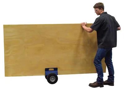 Vestil PLDL-HD-4-10FF Steel Heavy Duty Adjustable Panel Dolly With Foam Filled Wheels