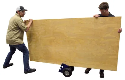 Vestil PLDL-HD-4-10PN Steel Heavy Duty Adjustable Panel Dolly Pneumatic Wheels