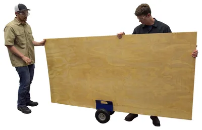 Vestil PLDL-HD-4-10PN Steel Heavy Duty Adjustable Panel Dolly Pneumatic Wheels