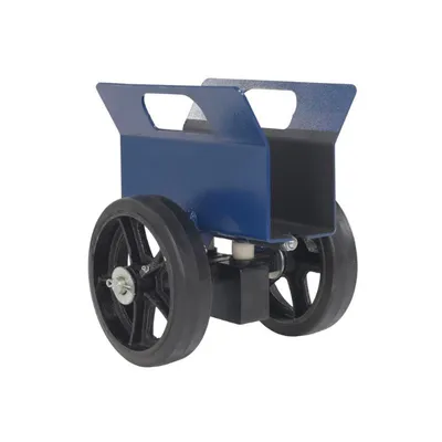 Vestil PLDL-HD-4-10PN Steel Heavy Duty Adjustable Panel Dolly Pneumatic Wheels