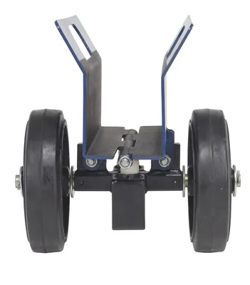 Vestil PLDL-HD-4-8MR Steel Heavy Duty Adjustable Panel Dolly With Mold On Rubber Casters
