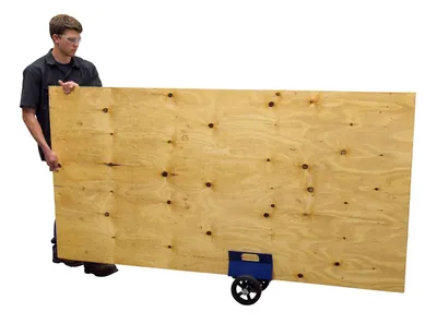 Vestil PLDL-HD-4-8MR Steel Heavy Duty Adjustable Panel Dolly With Mold On Rubber Casters