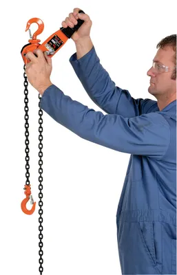 Vestil PLH-15-20 manual hoist shown from an alternate angle
