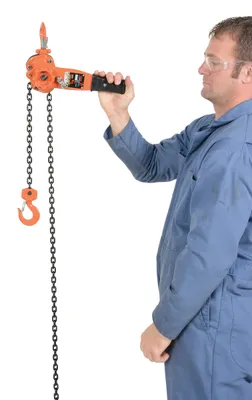 Vestil PLH-15-5 manual hoist shown from an alternate angle